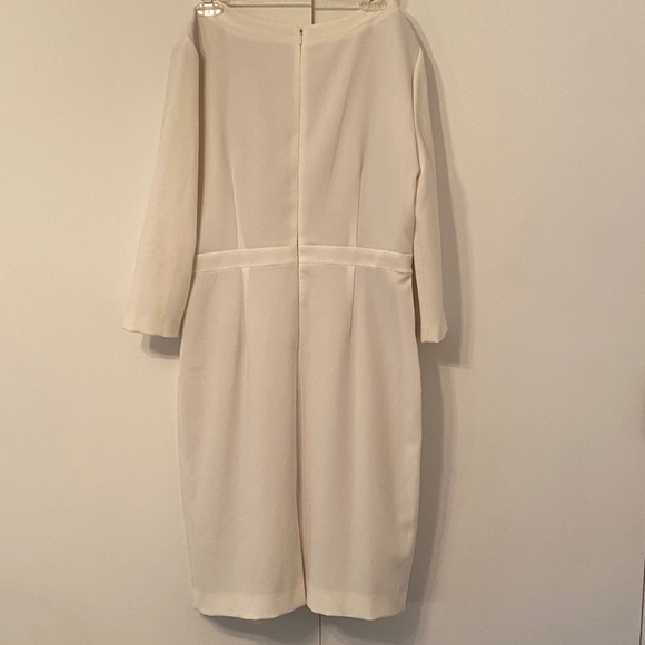 ANTONIO MELANI Cream Long Sleeve Dress - Picture 4 of 6